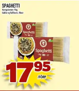 Matdax Kungsōmen Spaghetti erbjuda