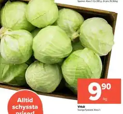 Coop Extra Vitkål erbjuda