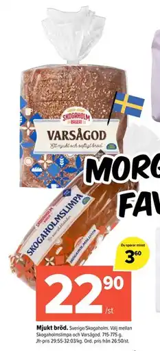 Coop Extra Mjukt bröd erbjuda