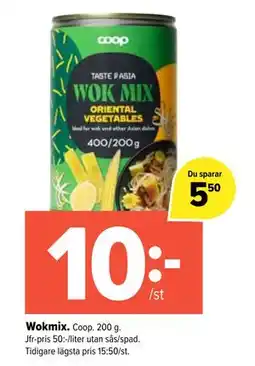 Coop Extra Wokmix erbjuda