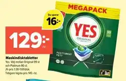 Coop Extra Maskindisktabletter erbjuda