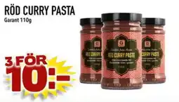 Din Mat Garant Röd curry pasta erbjuda