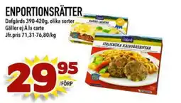 Din Mat Dafgårds Enportionsrätter erbjuda