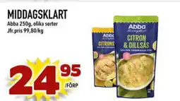 Din Mat Abba Middagsklart erbjuda