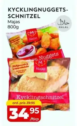 Matrix Butikerna Majas Kycklingnuggets- schnitzel erbjuda