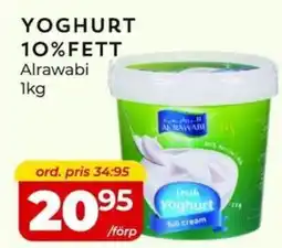 Matrix Butikerna Alrawabi Yoghurt 10% fett erbjuda
