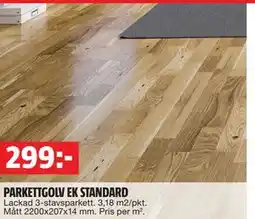 Bauhaus PARKETTGOLV EK STANDARD erbjuda