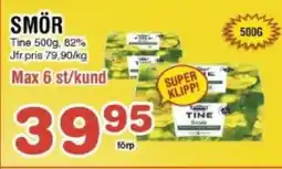 Nya Pulsen TINE Smör erbjuda