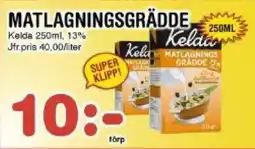 Nya Pulsen Kelda Matlagningsgrädde erbjuda