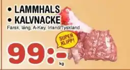 Nya Pulsen Lammhals • Kalvnacke erbjuda