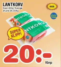 Nya Pulsen Scan Lantkorv erbjuda