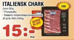 Nya Pulsen Jomi Italiensk chark erbjuda