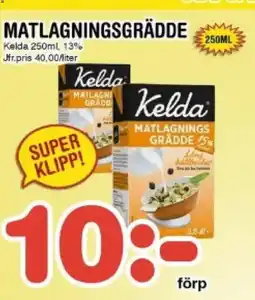 Nya Pulsen Kelda Matlagningsgrädde erbjuda