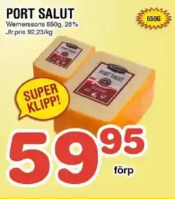 Nya Pulsen Wemerssons Port salut erbjuda