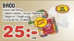 Nya Pulsen Fazer Bröd erbjuda