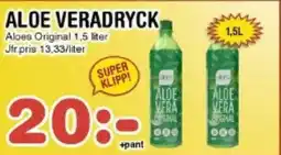 Nya Pulsen Aloe veradryck erbjuda