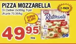 Nya Pulsen Dr. Oetker Pizza mozzarella erbjuda