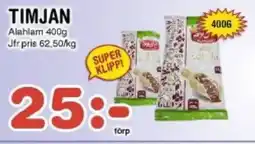 Nya Pulsen Alahlam Timjan erbjuda