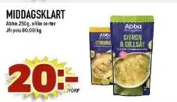 Nya Pulsen Abba Middagsklart erbjuda