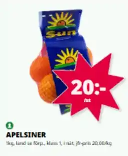 Tempo Apelsiner erbjuda