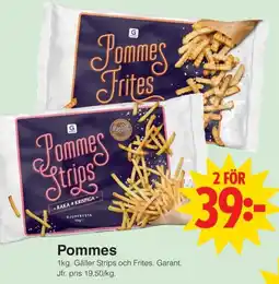 Matöppet GARANT Pommes erbjuda