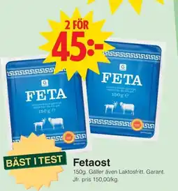 Matöppet GARANT Fetaost erbjuda