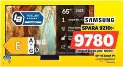 Power SAMSUNG 65" 4K Smart TV TQ65QN70FAUXX erbjuda