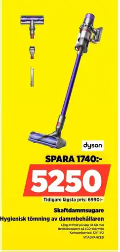 Power Dyson Skaftdammsugare V11ADVANCED erbjuda