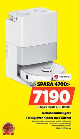 Power Roborock Robotdammsugare RRQREVOEDGEWH erbjuda