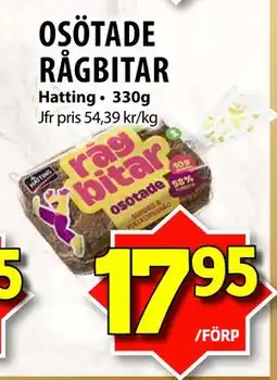 Matvärlden Tensta OSÖTADE RÅGBITAR erbjuda