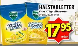 Matvärlden Tensta HALSTABLETTER erbjuda