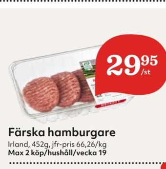 Hemköp Hamburgare erbjuda
