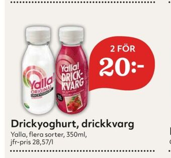 Hemköp Yalla Drickyoghurt erbjuda
