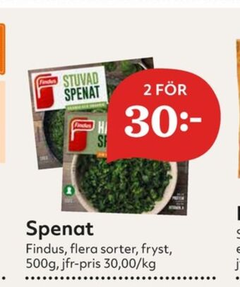 Hemköp Findus Grönsaker erbjuda