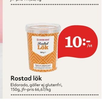 Hemköp Eldorado Lök rostade erbjuda