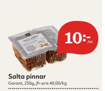 Hemköp Garant Salta pinnar erbjuda