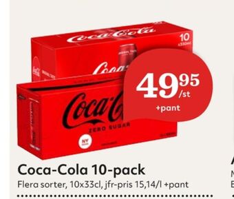 Hemköp Coca Cola Zero Läskedryck erbjuda