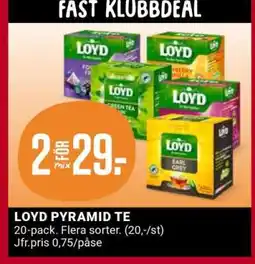 ÖoB LOYD PYRAMID TE erbjuda