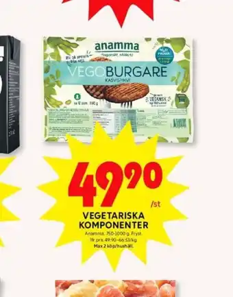 Anamma Gott & Grönt Vegetarmat