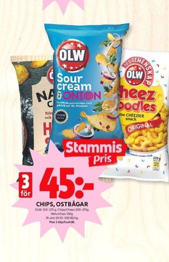 ICA Kvantum OLW Chips erbjuda