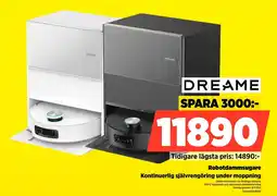 Power DREAME Robotdammsugare DAQUA10URWH erbjuda