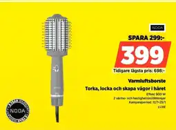 Power NOOA Varmluftsborste LUXE erbjuda