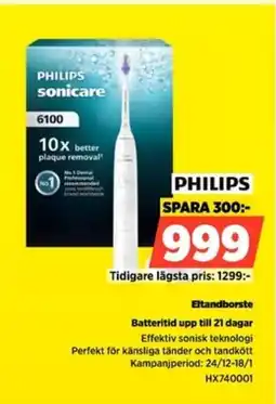 Power PHILIPS Eltandborste HX740001 erbjuda