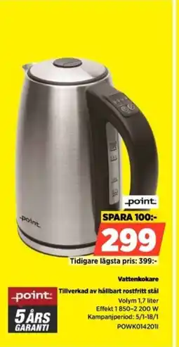 Power Point Vattenkokare POWK0142011 erbjuda