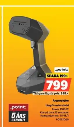 Power Point Ångstrykjärn POST7000 erbjuda