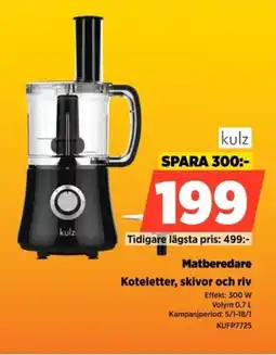 Power Kulz Matberedare KUFP7725 erbjuda