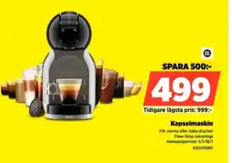 Power Kapselmaskin EDG155BG erbjuda