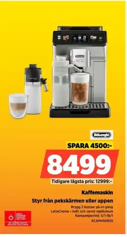 Power DeLonghi Kaffemaskin ECAM45065S erbjuda