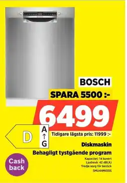 Power BOSCH Diskmaskin SMU4HMI0OS erbjuda