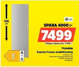Power LG Frysskåp GFT61MBCSZ erbjuda